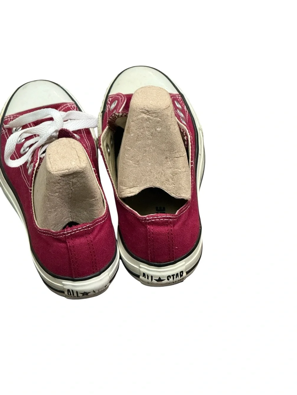 Converse Kids maroon Low Top Canvas Sneakers